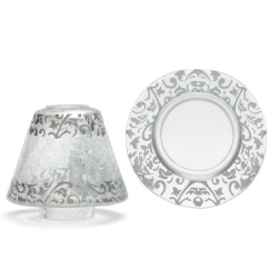 Craquelé Argenté - bougies cadeaux soins du corps