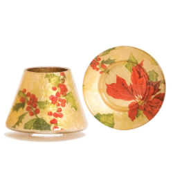 Fleur de Noël - bougies cadeaux soins du corps