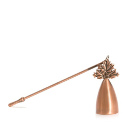 Eteignoir - Feuilles - Bronze - bougies cadeaux soins du corps