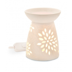 Blanc Floral Electrique - bougies cadeaux soins du corps