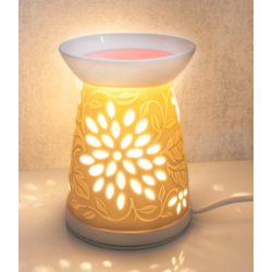 Blanc Floral Electrique - bougies cadeaux soins du corps