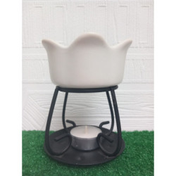 Fleur - Blanc - bougies cadeaux soins du corps