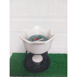 Fleur - Blanc - bougies cadeaux soins du corps