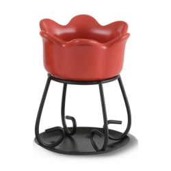 Fleur - Brique Rouge - bougies cadeaux soins du corps