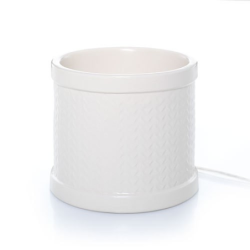Tressé Blanc - électrique - bougies cadeaux soins du corps
