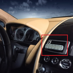 Clip de voiture en Aluminum - bougies cadeaux soins du corps