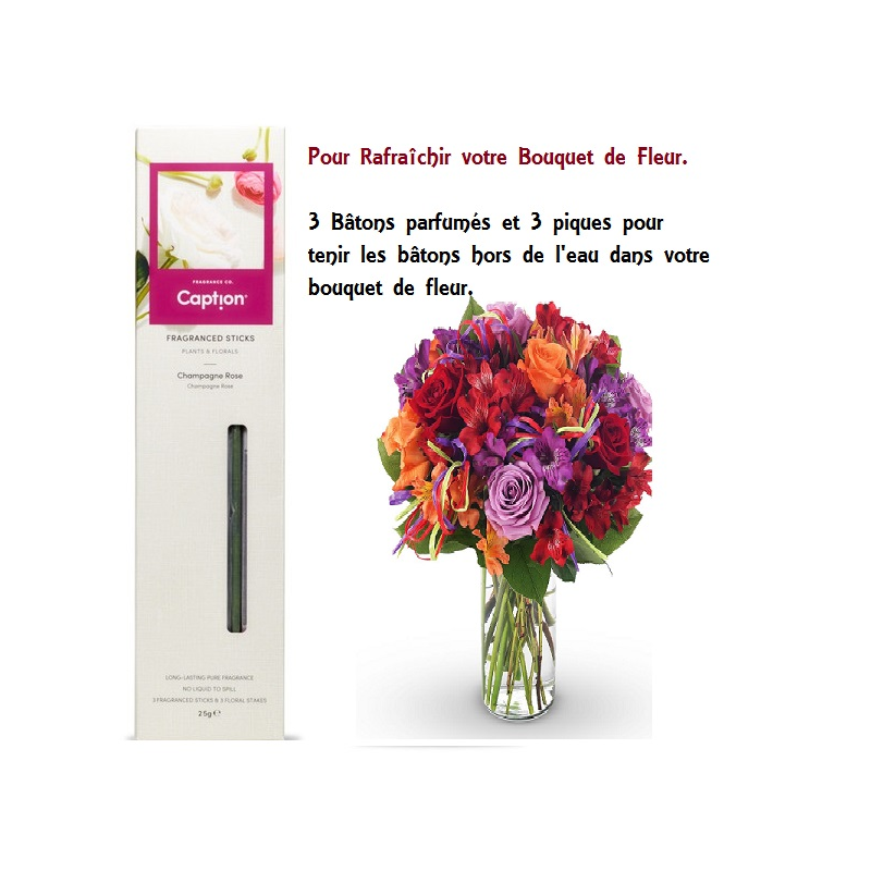 Champagne Rose - bougies cadeaux soins du corps