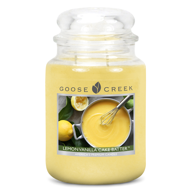 Velouté Citron Vanille / Lemon Vanilla Cake Batter - bougies cadeau...