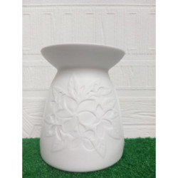 Brûle Parfum Blanc Fleur  Cire Fondante  bougie chauffe plat