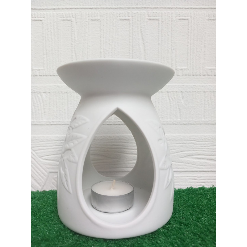 Brûle Parfum Blanc Vigne  Cire Fondante  bougie chauffe plat