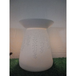 Brûle Parfum Blanc Vigne  Cire Fondante  bougie chauffe plat