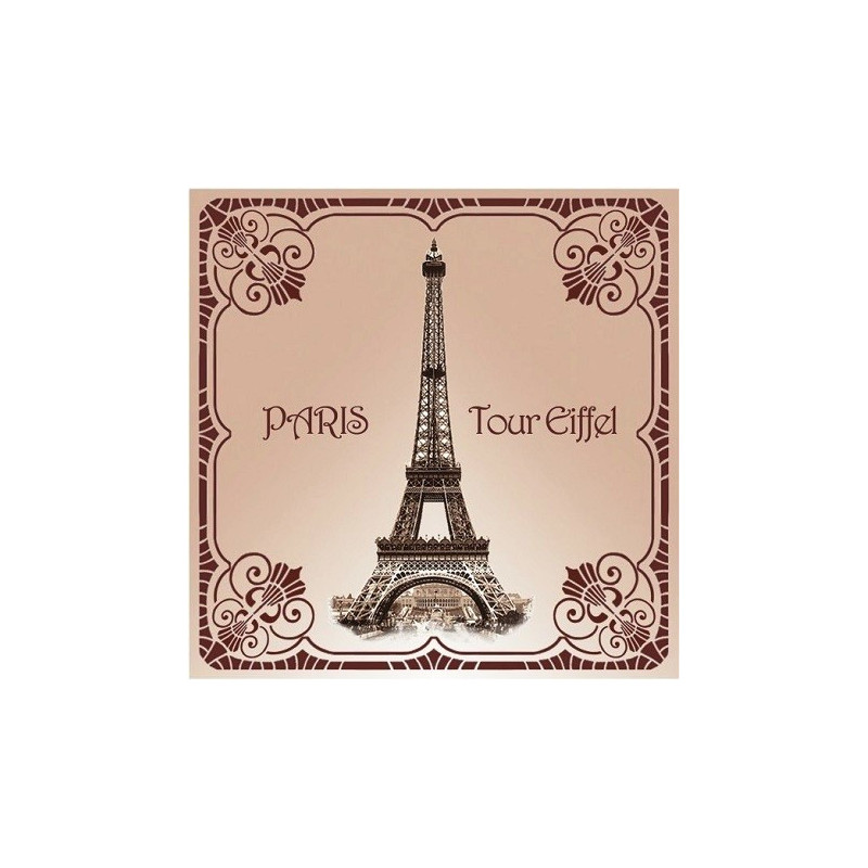 Rose - Tour  Eiffel 1900