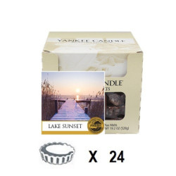 Couché de Soleil au Bord du Lac  x 24