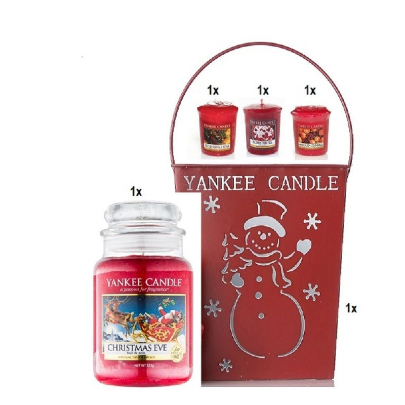 Yankee Candle  Seau  Grande Jarre  3 Votives