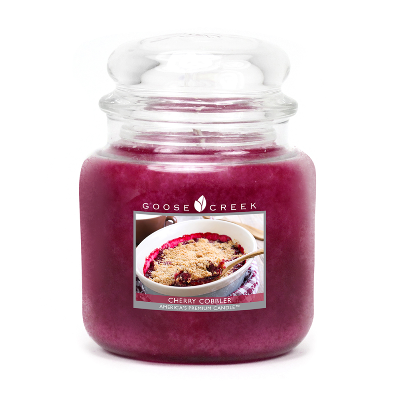Crumble aux Cerises / Cherry Cobbler - bougies cadeaux soins du corps
