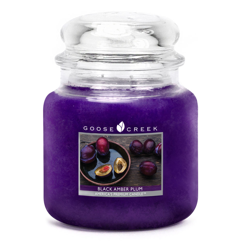Prune Noire / Black Amber Plum - bougies cadeaux soins du corps