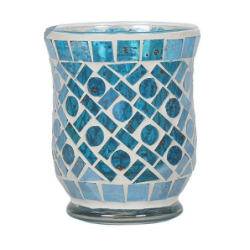 Mosaïque Bleu - bougies cadeaux soins du corps