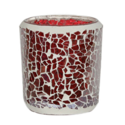 Mosaïque Rouge - bougies cadeaux soins du corps