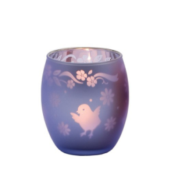 Poussin Violet - bougies cadeaux soins du corps