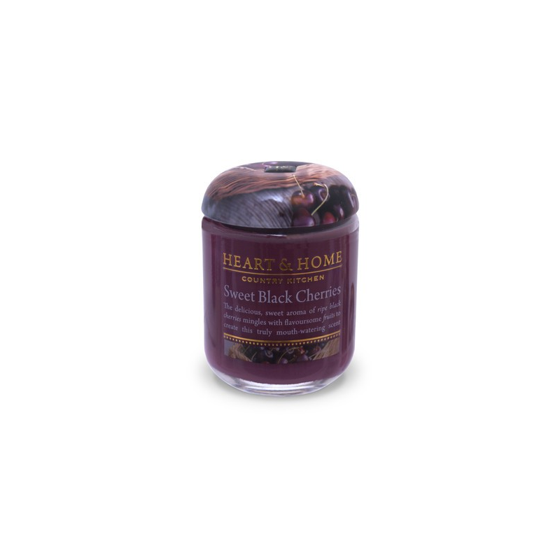 Cerise Noire Gourmande (Sweet Black Cherry) - bougies cadeaux soins...