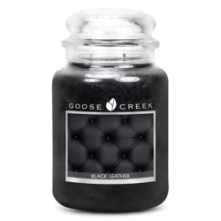 Cuir Noir / Black Leather - bougies cadeaux soins du corps