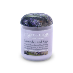 Lavande et Sauge (Lavender and Sage) - bougies cadeaux soins du corps