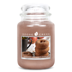 Donuts aux Sucre de Cannelle / Sugared Cinnamon Donut - bougies cad...