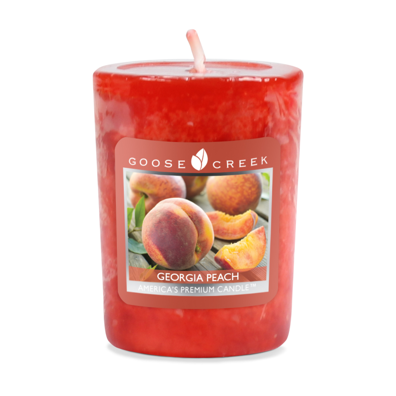 Pêche / Georgia Peach - bougies cadeaux soins du corps