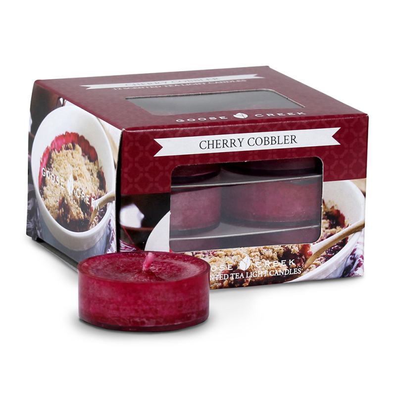 Crumble aux Cerises / Cherry Cobbler - bougies cadeaux soins du corps