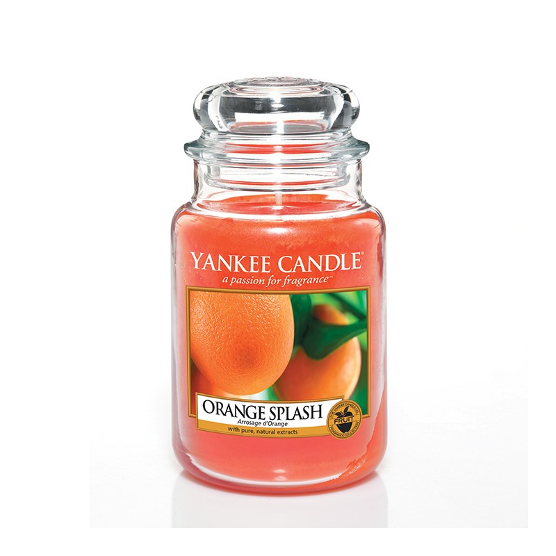 Orange Tonic (Orange Splash) - bougies cadeaux soins du corps