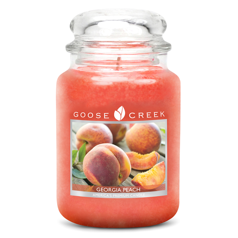 Pêche / Georgia Peach - bougies cadeaux soins du corps